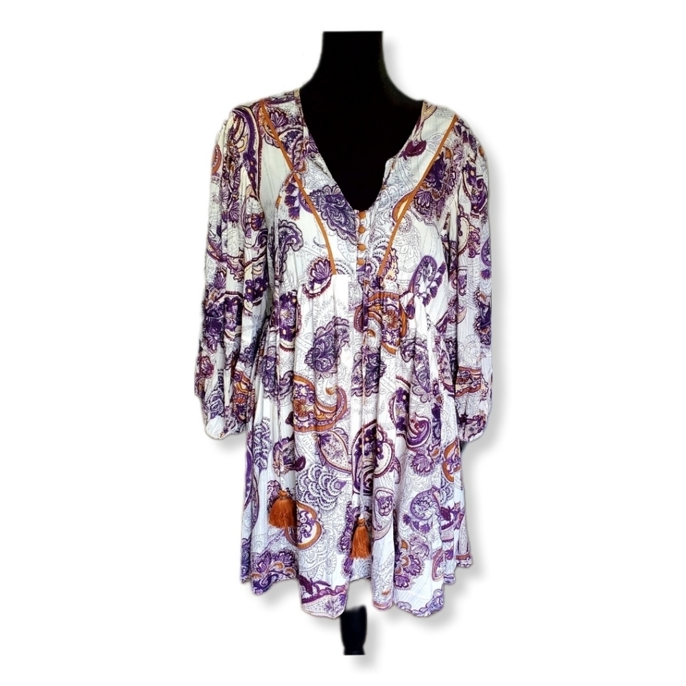 NWT Band of the Free Lyonette Paisley Dress Sz S